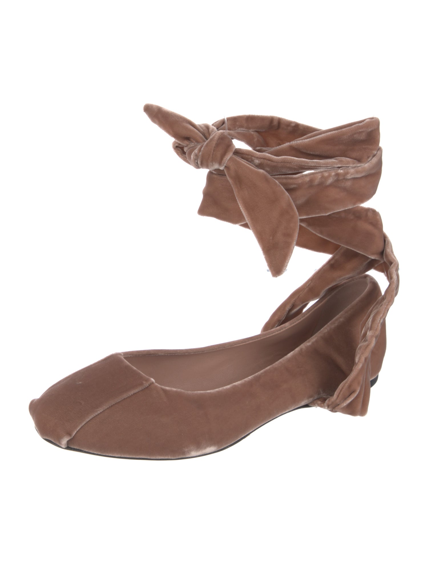 Max Mara Velvet Flats