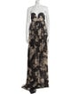 Max Mara Floral Print Long Dress