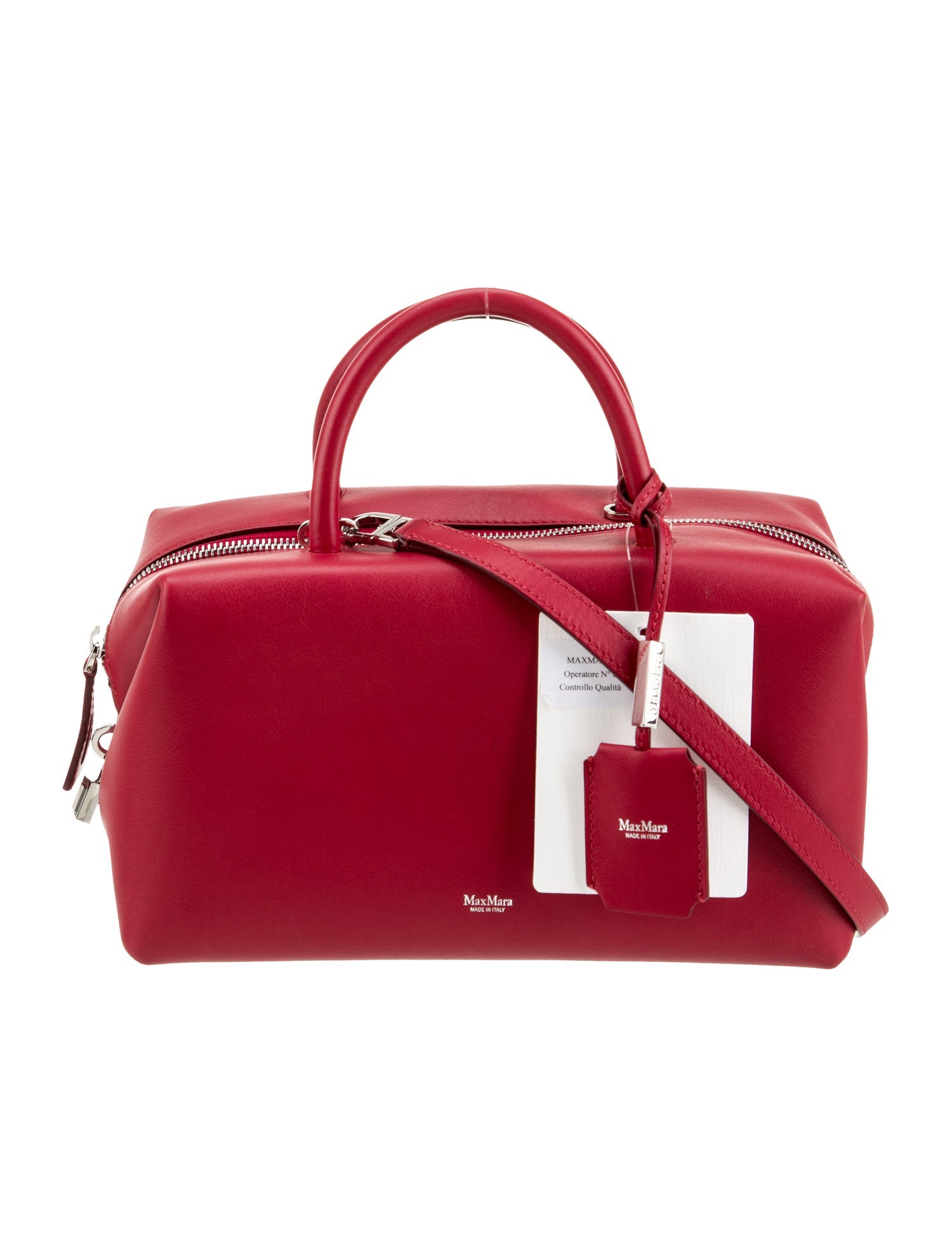 Max Mara Leather Top Handle Bag