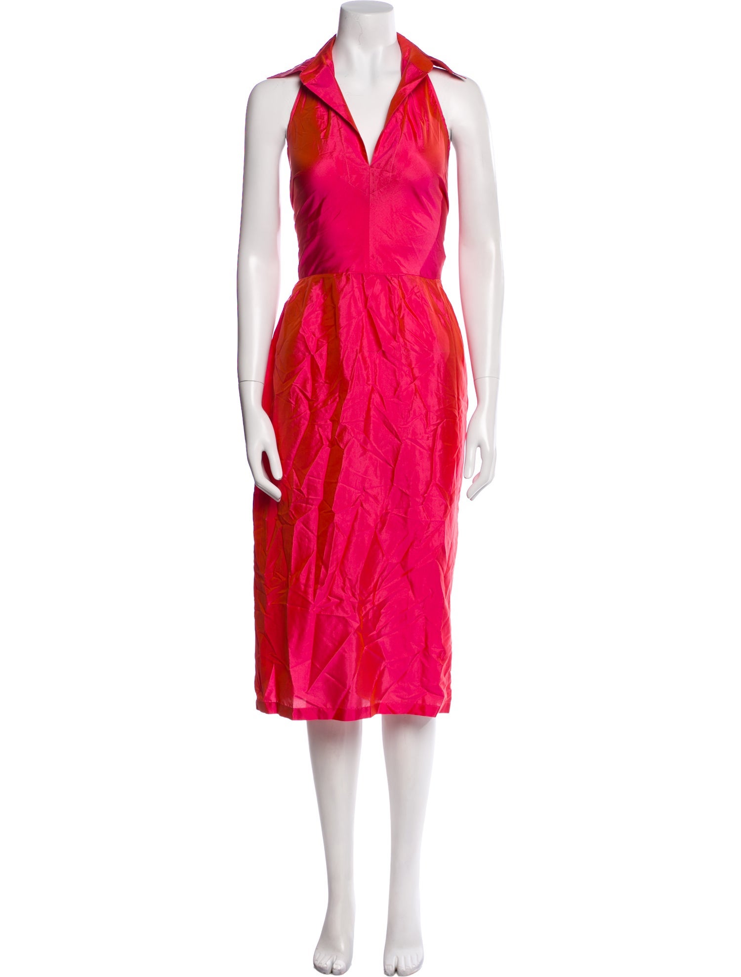 Max Mara Silk Midi Length Dress