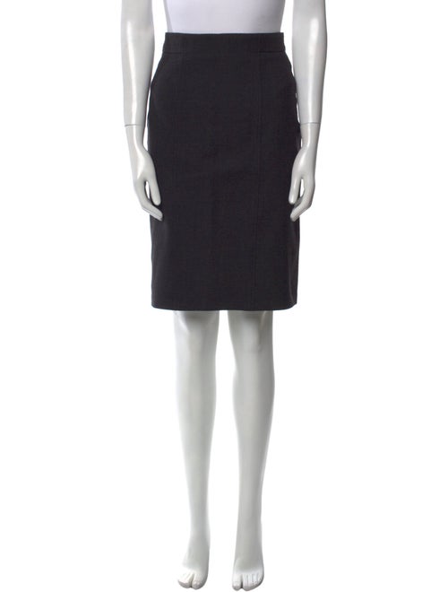 Max Mara Virgin Wool Knee-Length Skirt