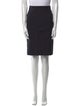 Max Mara Virgin Wool Knee-Length Skirt