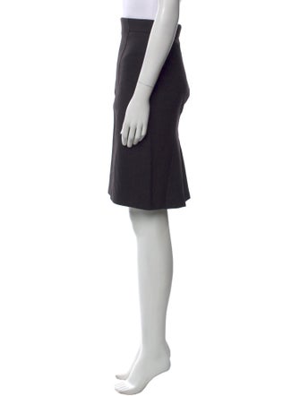 Max Mara Virgin Wool Knee-Length Skirt