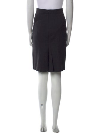 Max Mara Virgin Wool Knee-Length Skirt