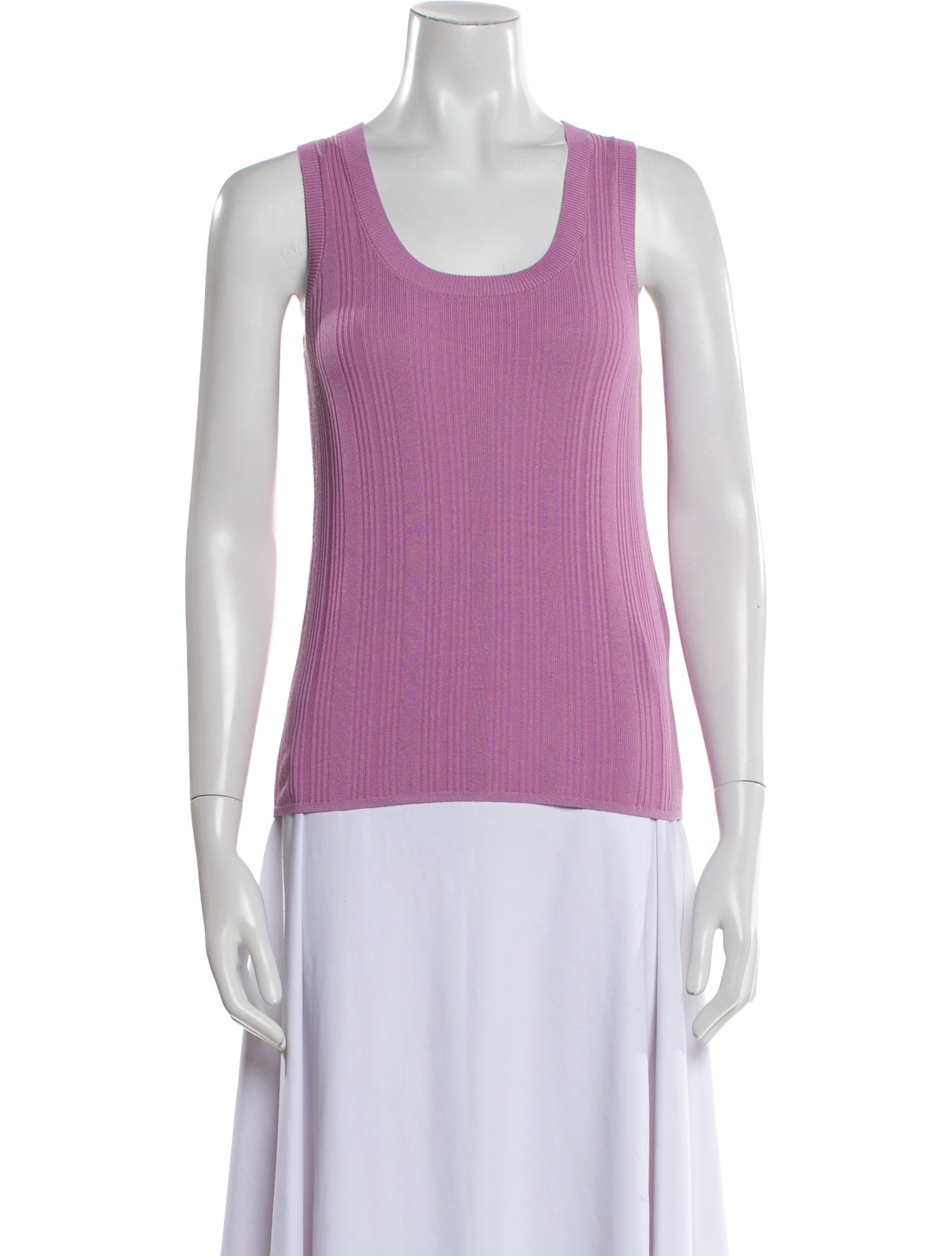 Max Mara Scoop Neck Sleeveless Top