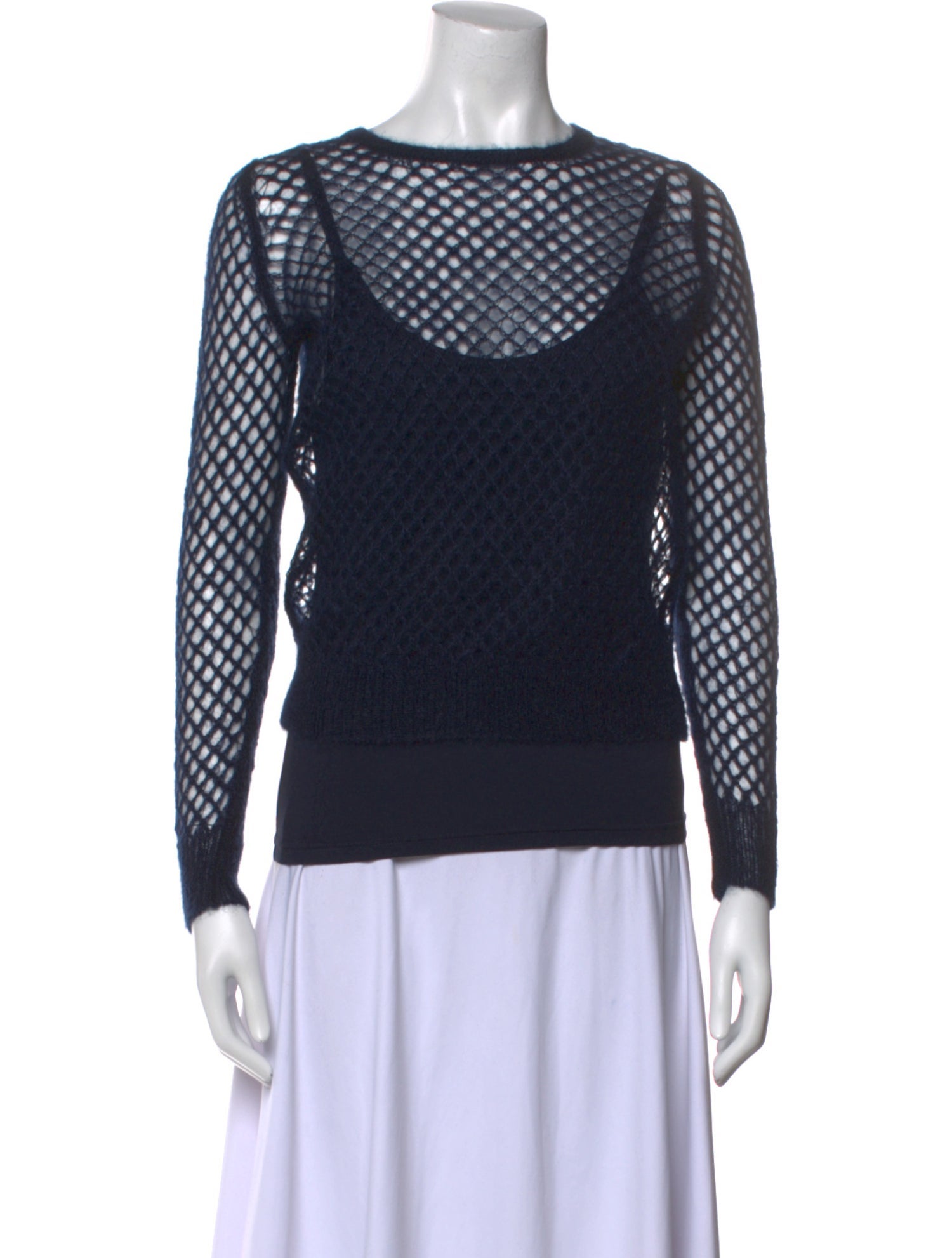 Max Mara Mohair Crew Neck Sweater