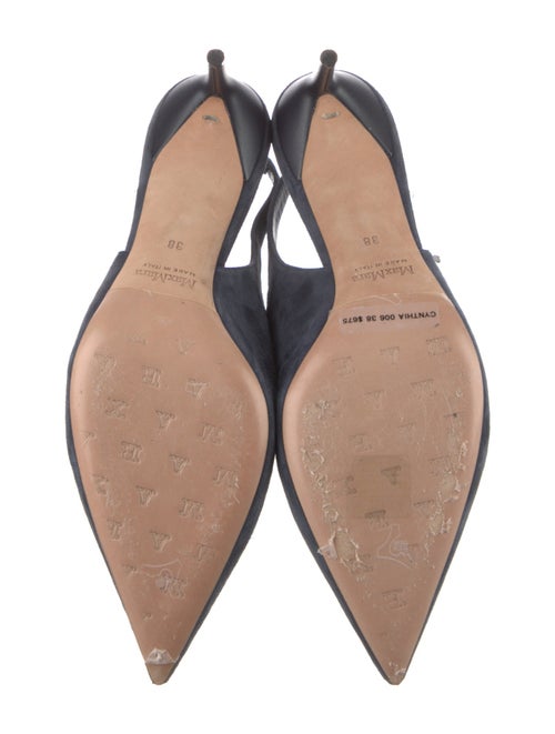 Max Mara Suede Slingback Pumps