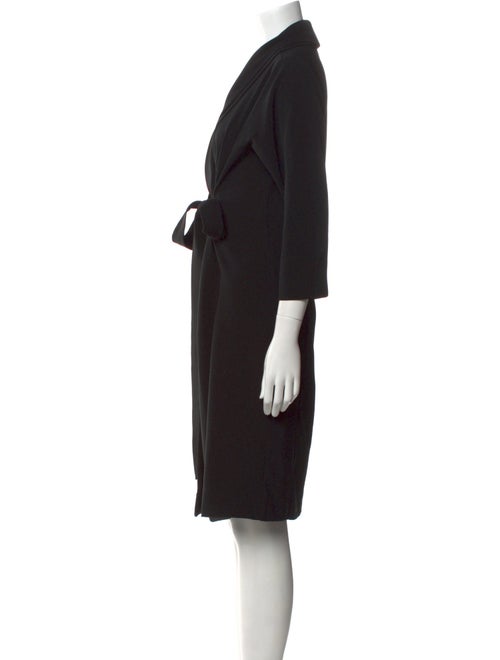 Max Mara V-Neck Knee-Length Dress