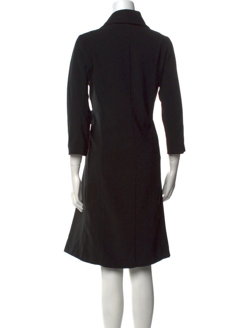 Max Mara V-Neck Knee-Length Dress