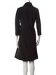 Max Mara V-Neck Knee-Length Dress