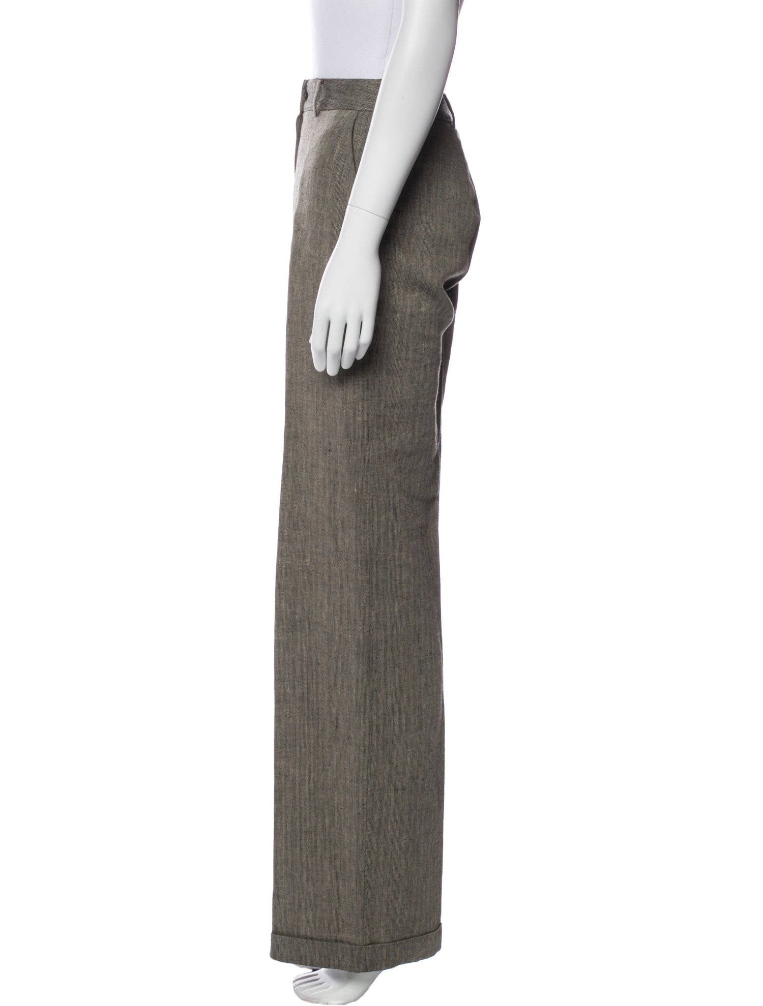 Max Mara Virgin Wool Wide Leg Pants