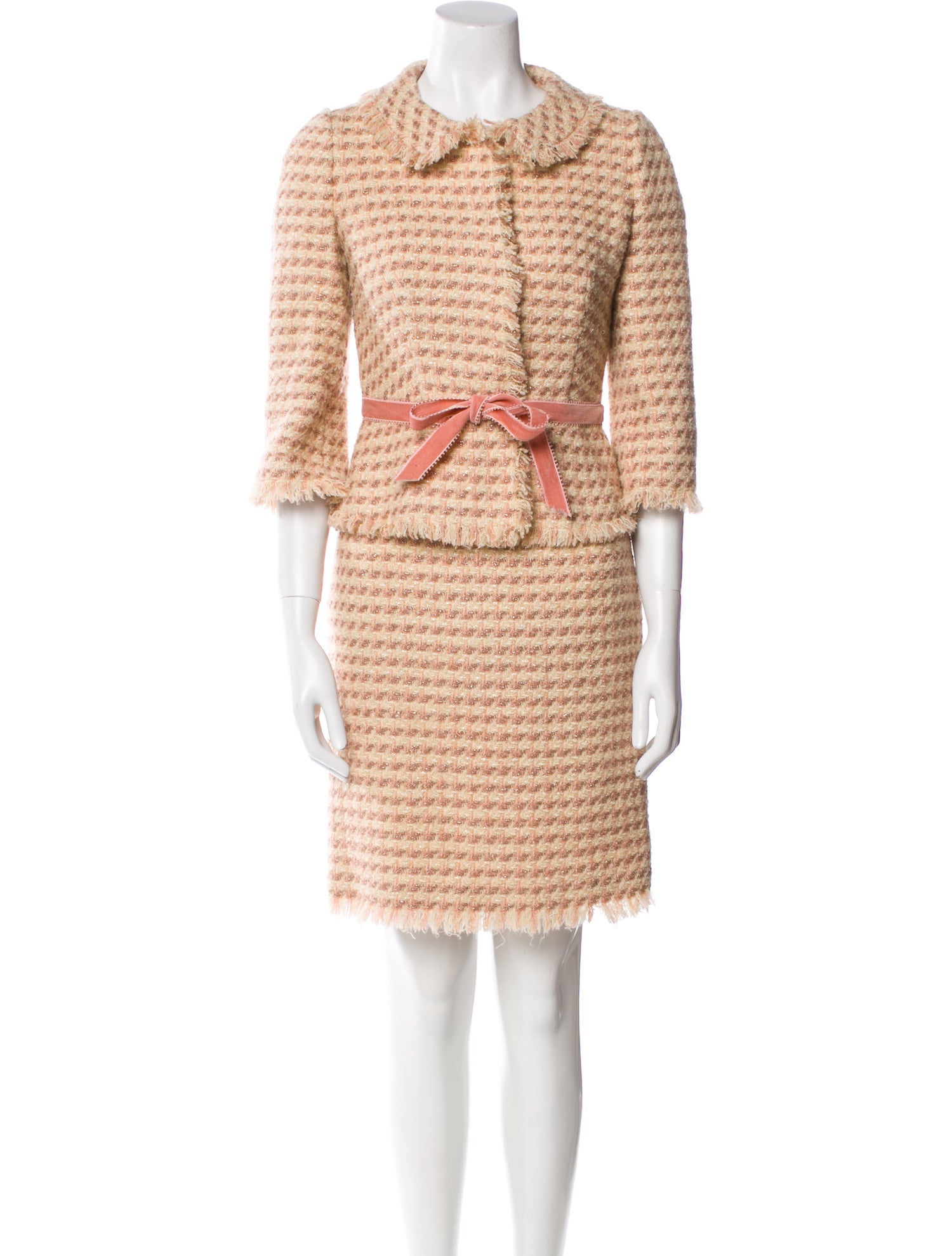 Max Mara Virgin Wool Skirt Set