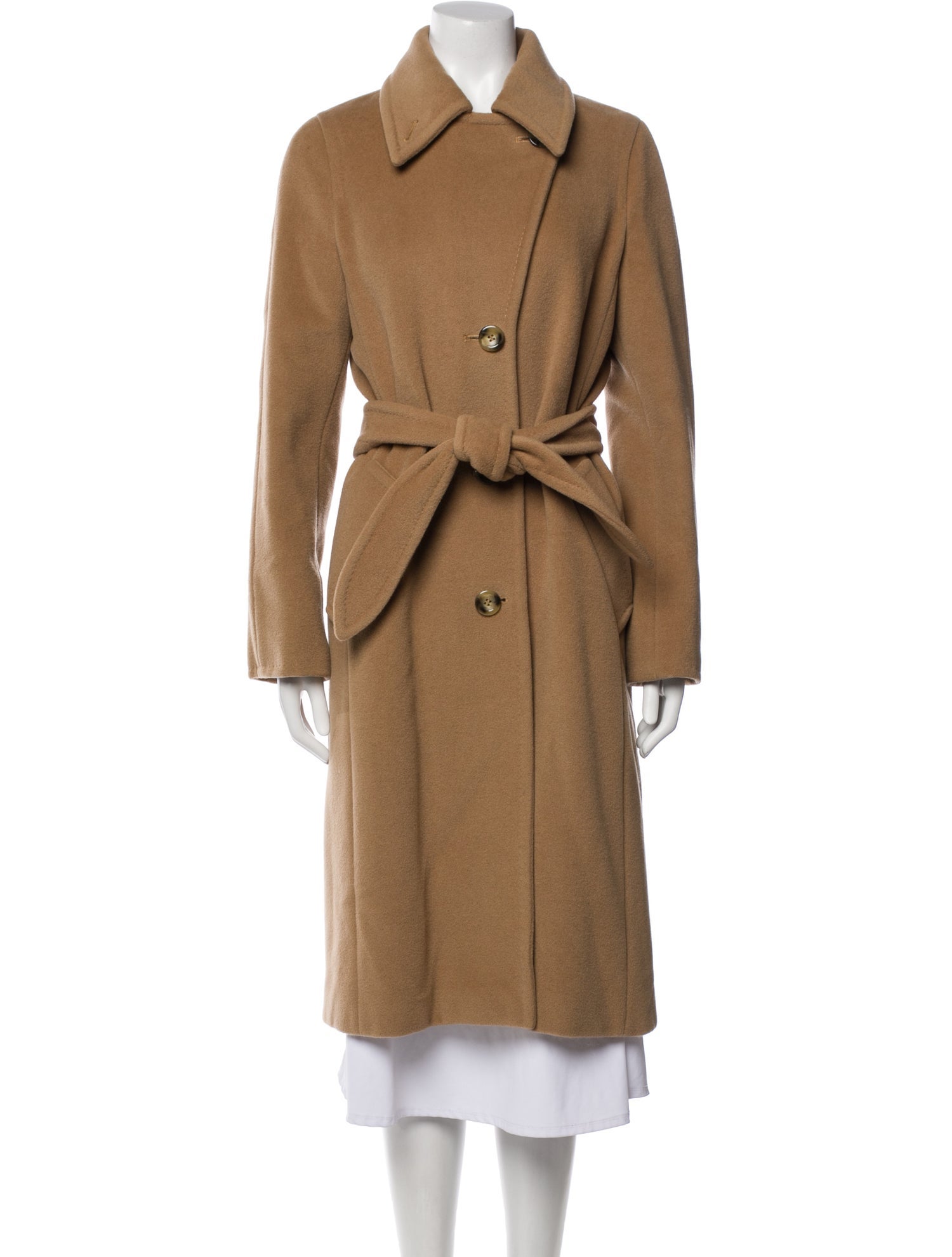Max Mara Virgin Wool Trench Coat