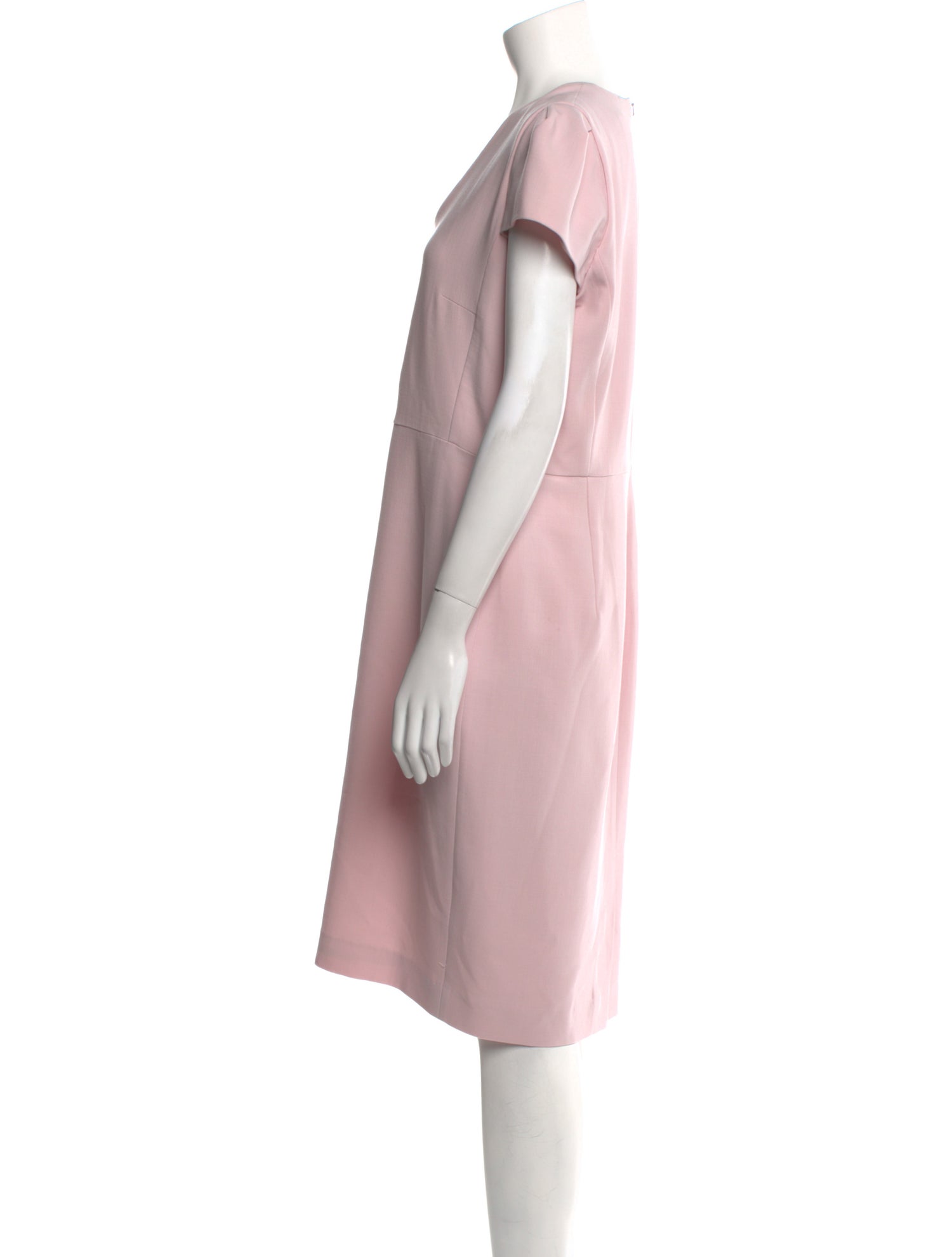 Max Mara Virgin Wool Knee-Length Dress