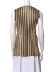 Max Mara Linen Striped Top