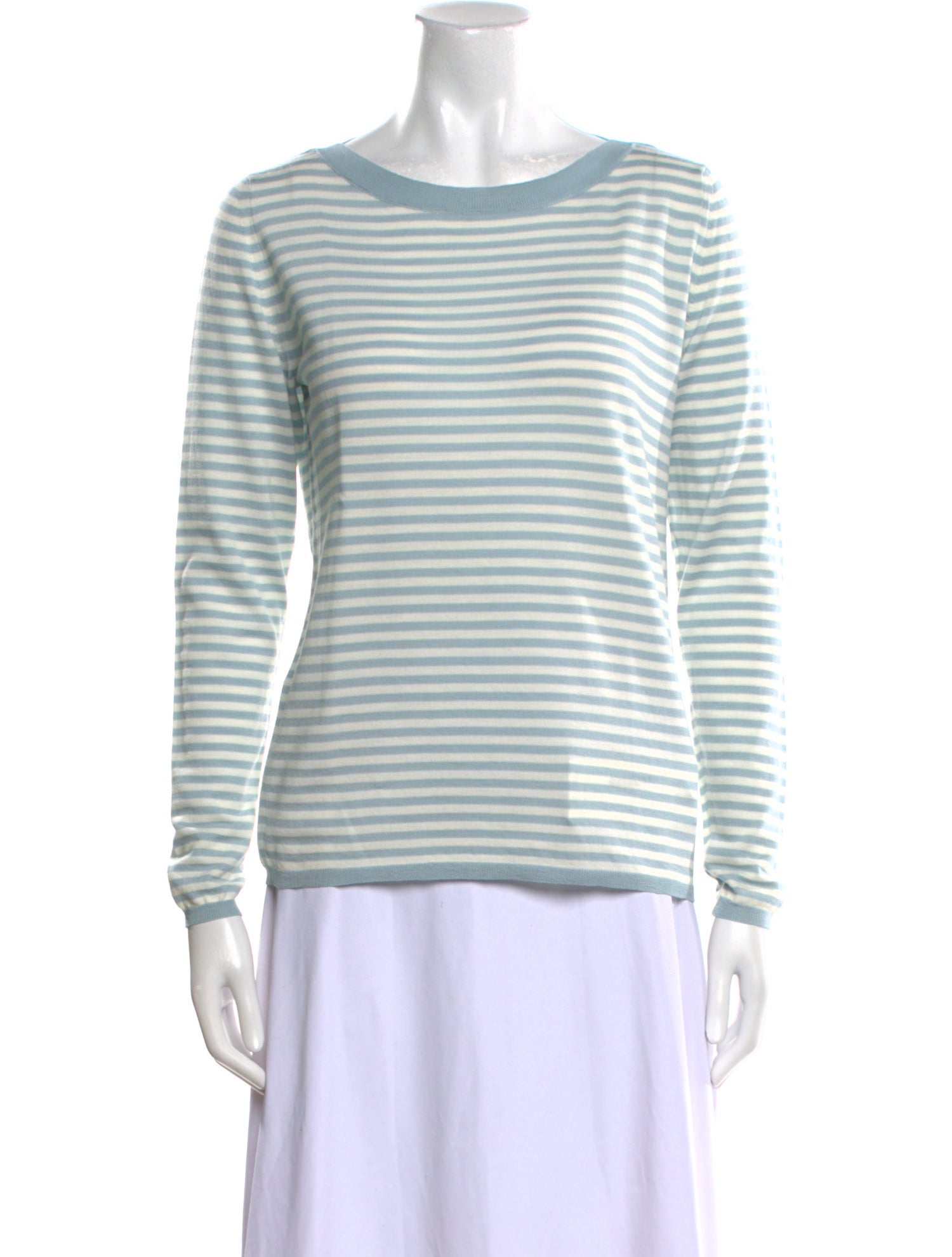 Max Mara Virgin Wool Striped Sweater