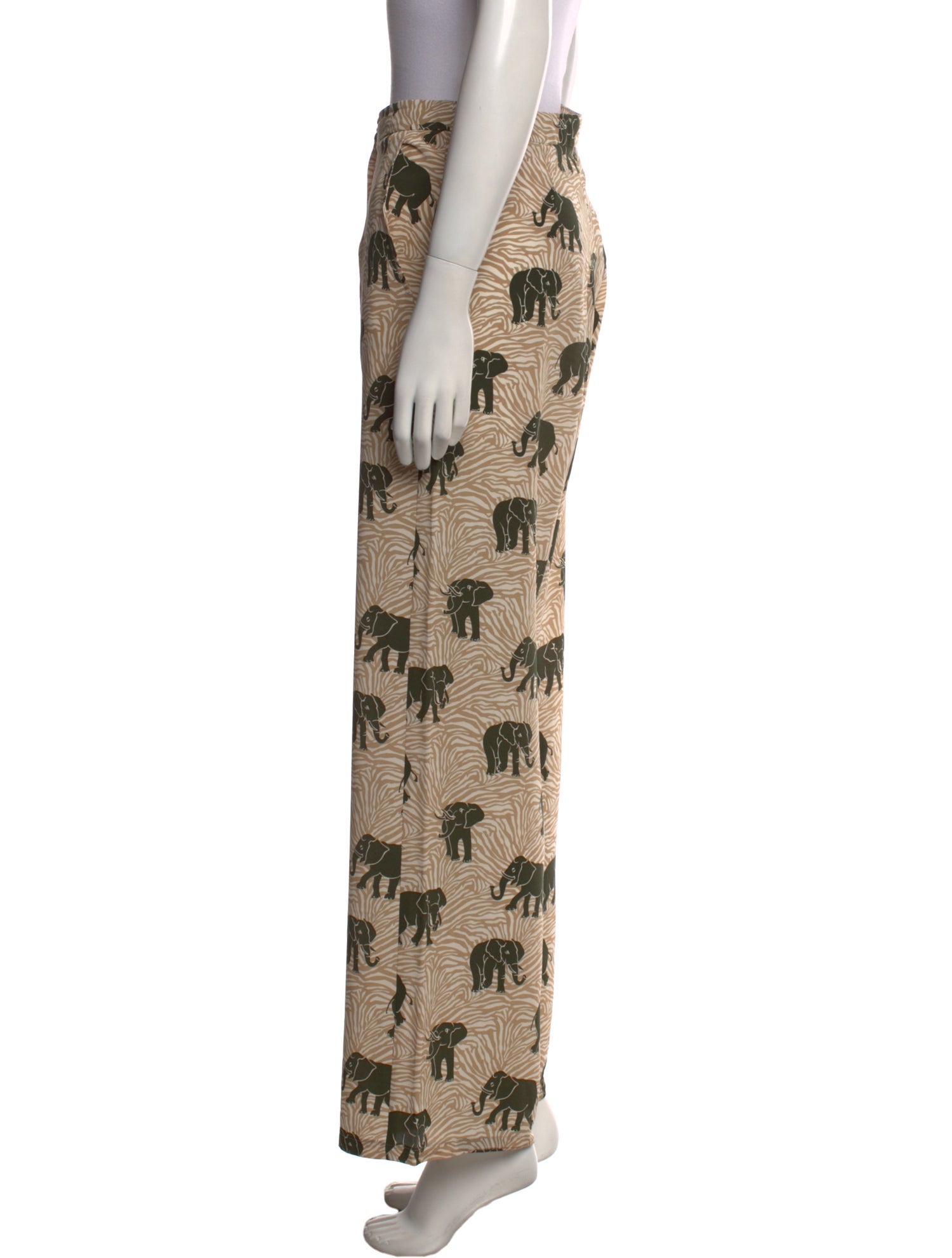 Max Mara Printed Straight Leg Pants