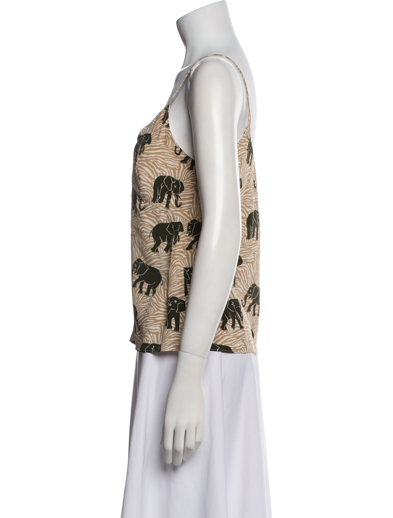Max Mara Silk Printed Top