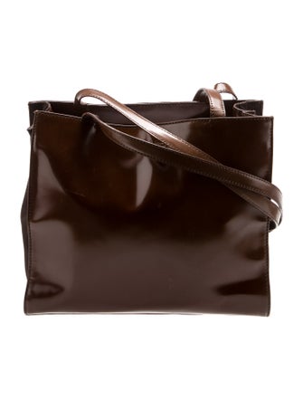 Max Mara Patent Leather Shoulder Bag