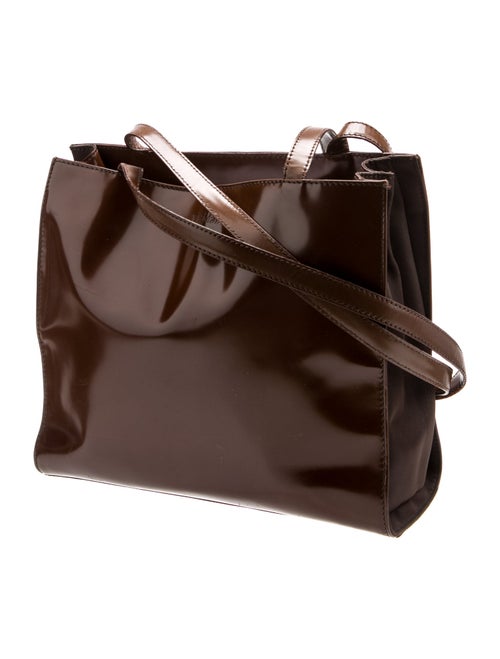 Max Mara Patent Leather Shoulder Bag