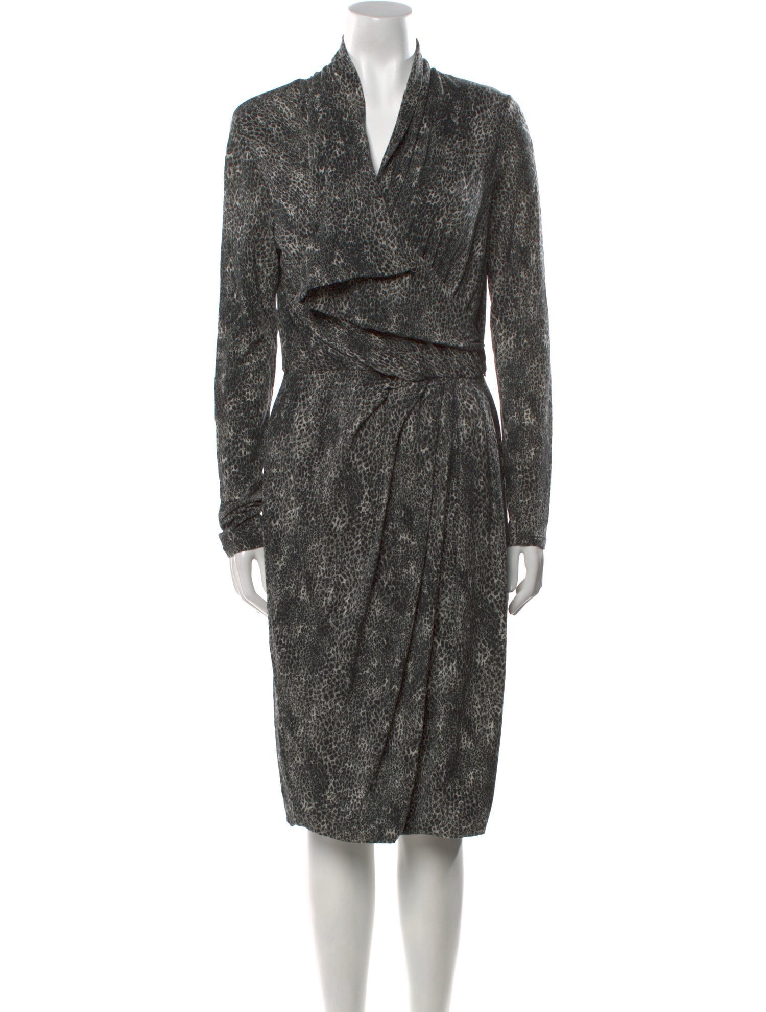 Max Mara Wool Knee-Length Dress