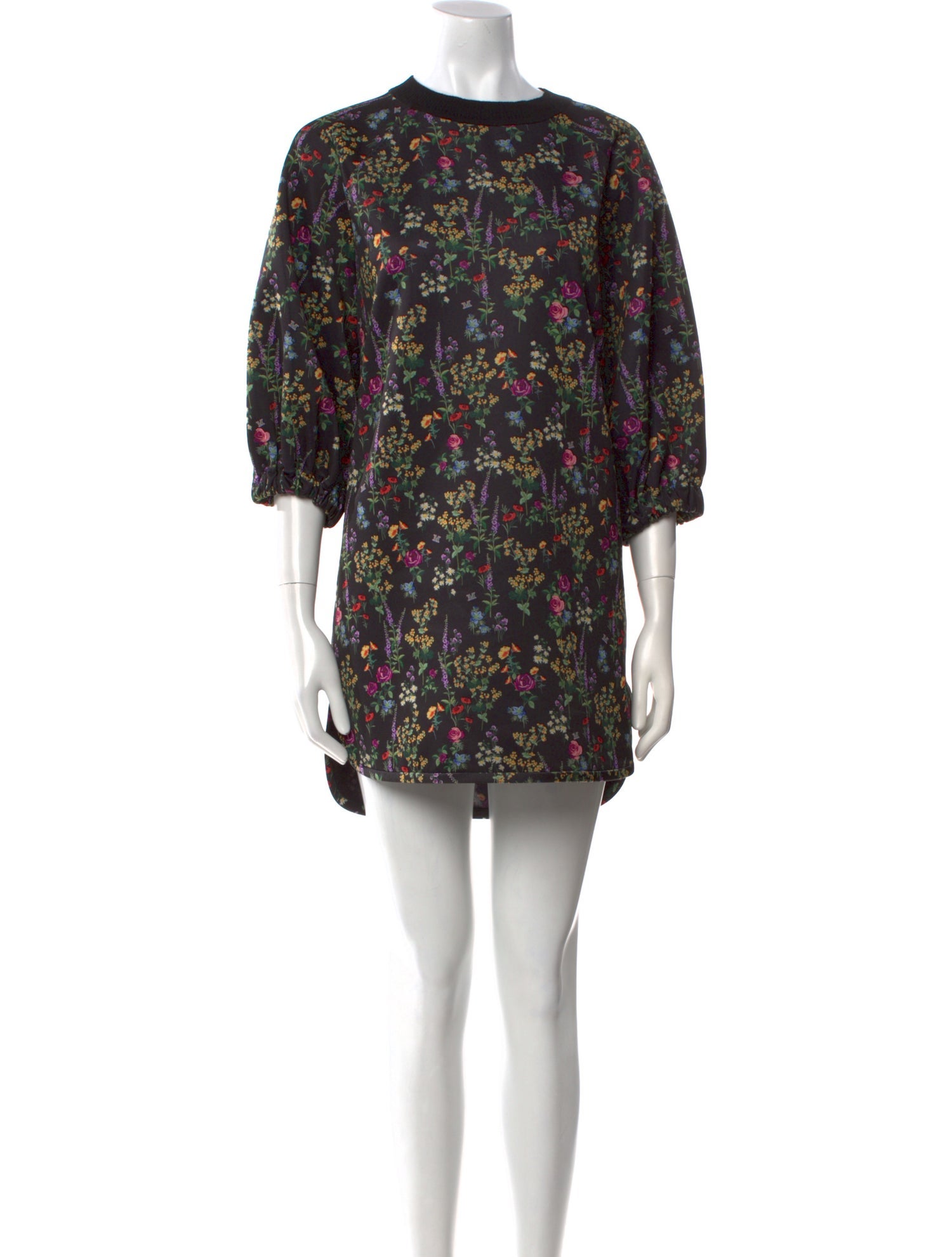Max Mara Floral Print Mini Dress