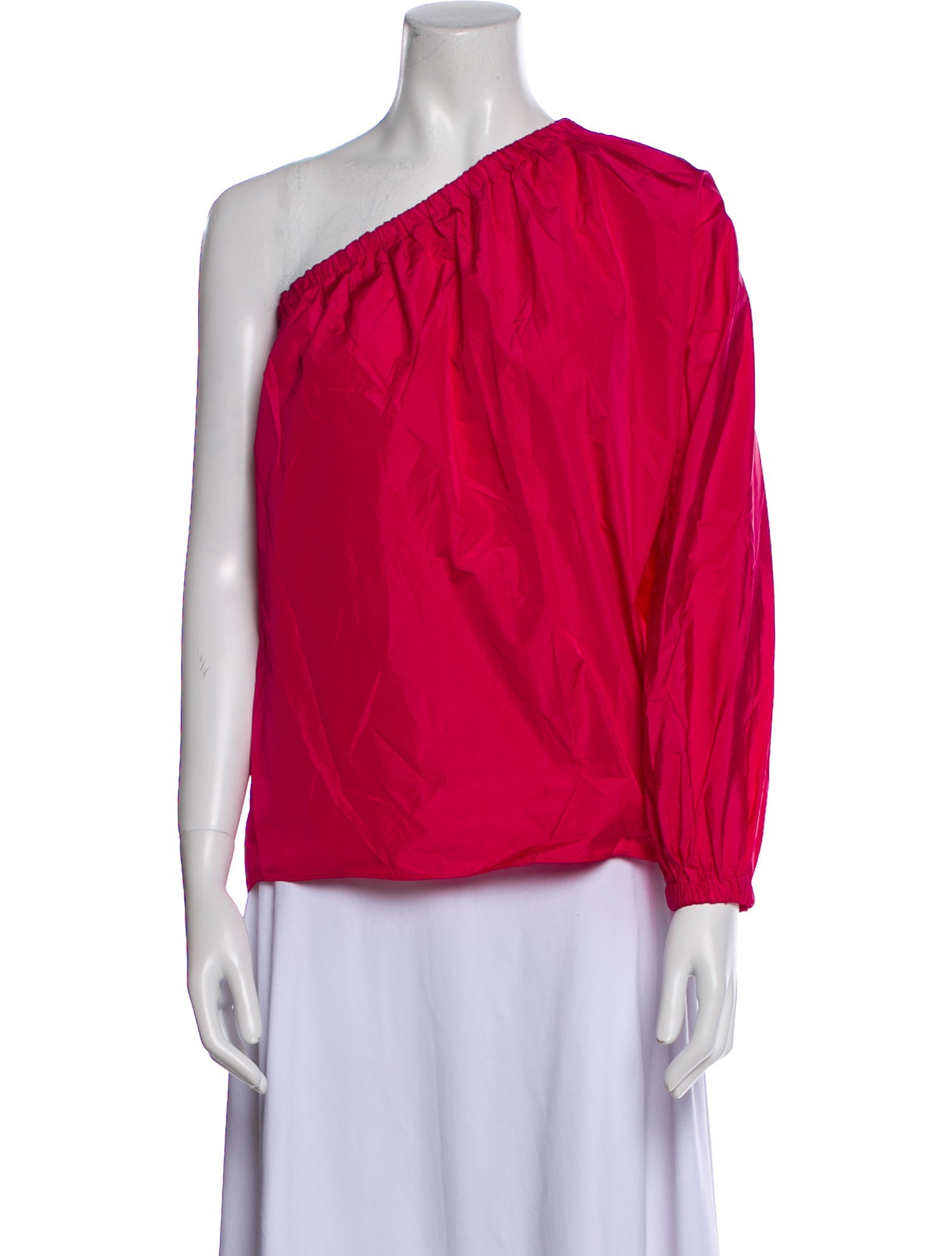 Max Mara Studio One-Shoulder Long Sleeve Blouse w/ Tags