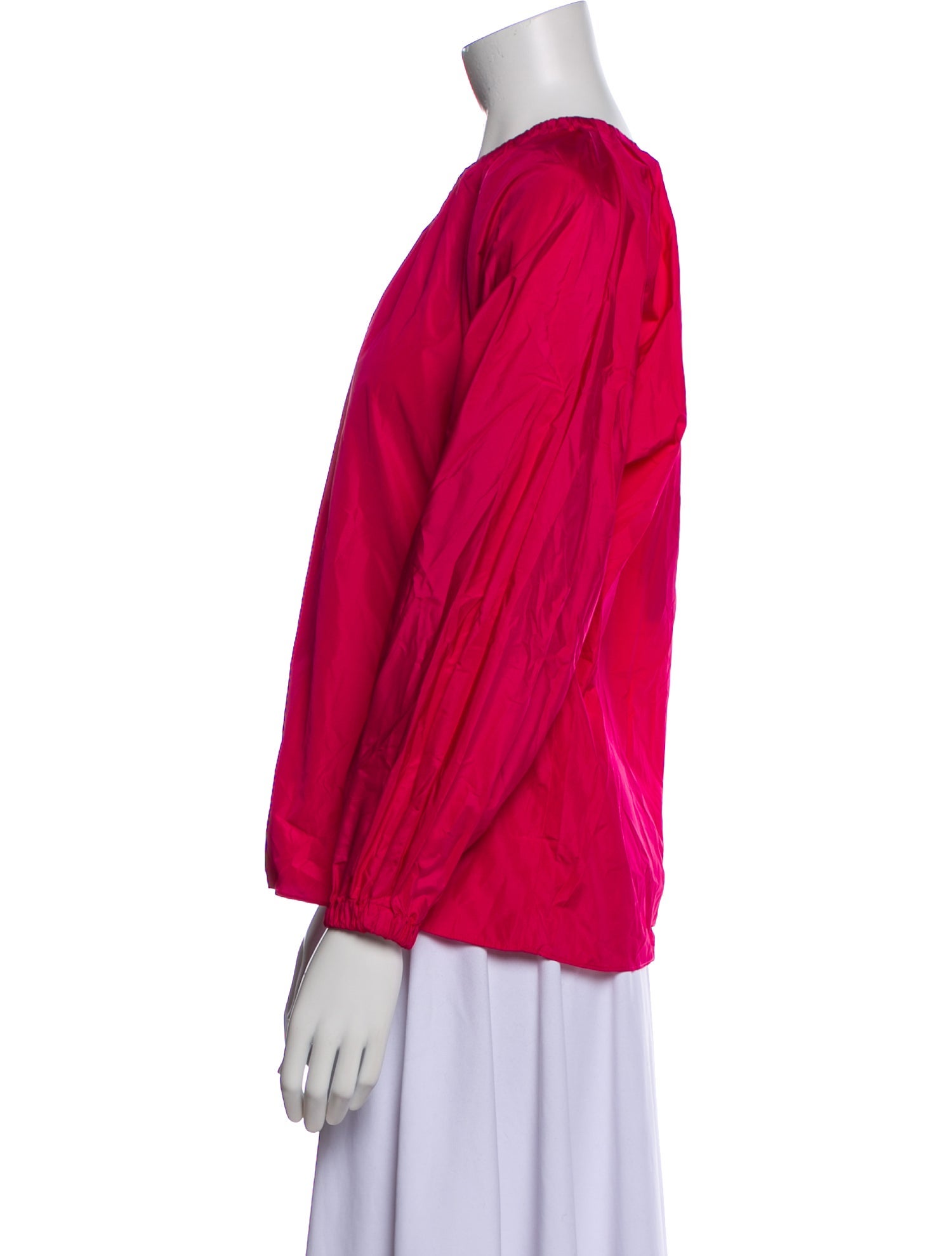 Max Mara Studio One-Shoulder Long Sleeve Blouse w/ Tags