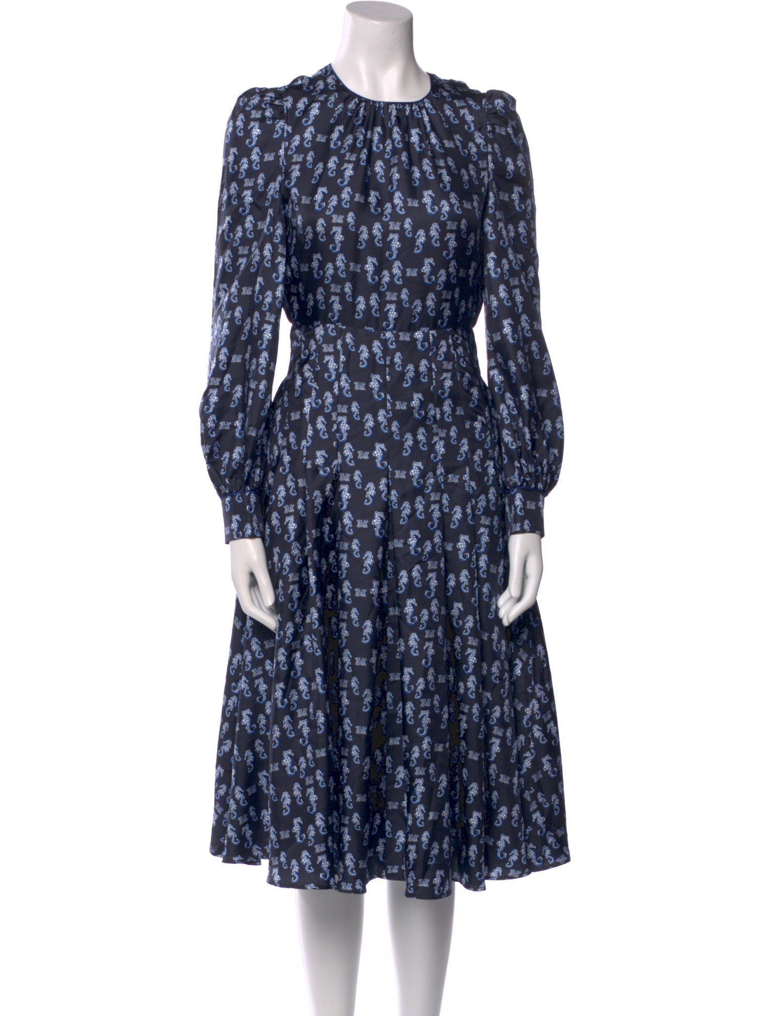 Max Mara Silk Midi Length Dress w/ Tags