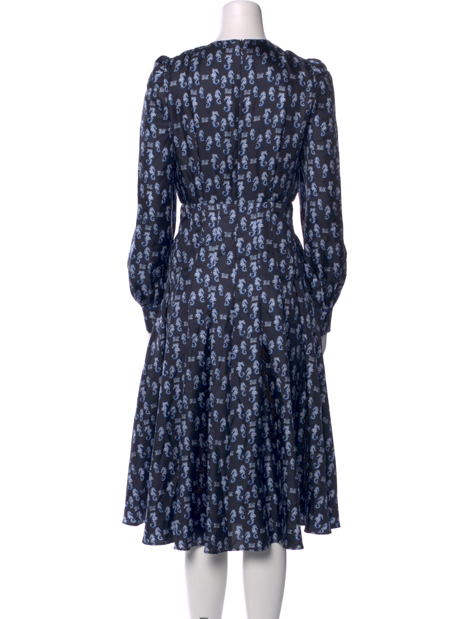 Max Mara Silk Midi Length Dress w/ Tags