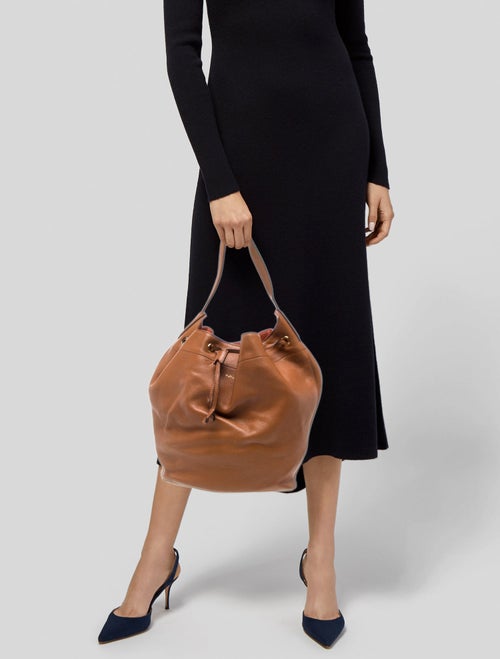 Max Mara Leather Top Handle Bag