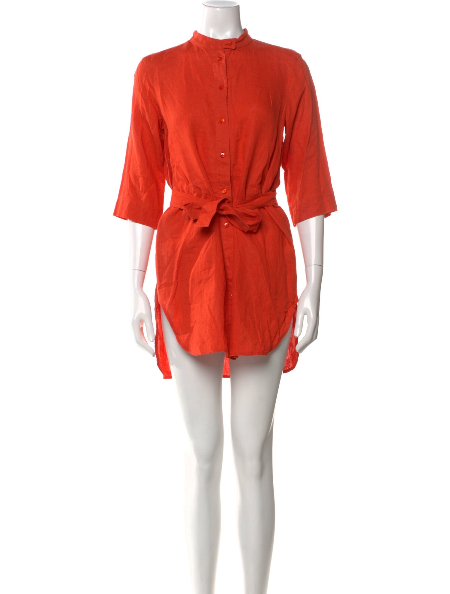 Max Mara Mock Neck Mini Dress