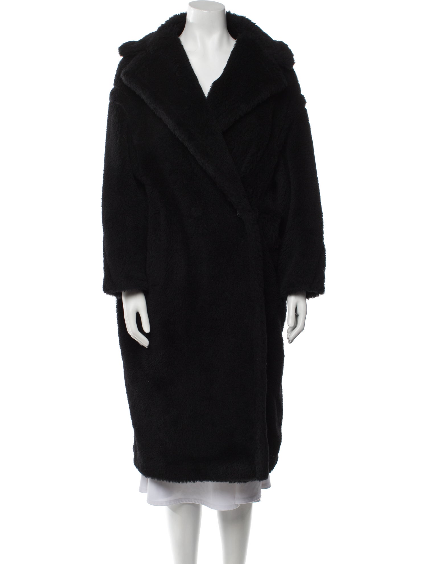 Max Mara Alpaca Faux Fur Coat