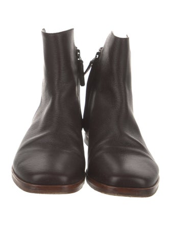 Max Mara Leather Chelsea Boots