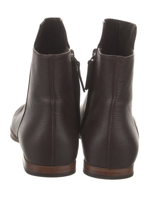 Max Mara Leather Chelsea Boots