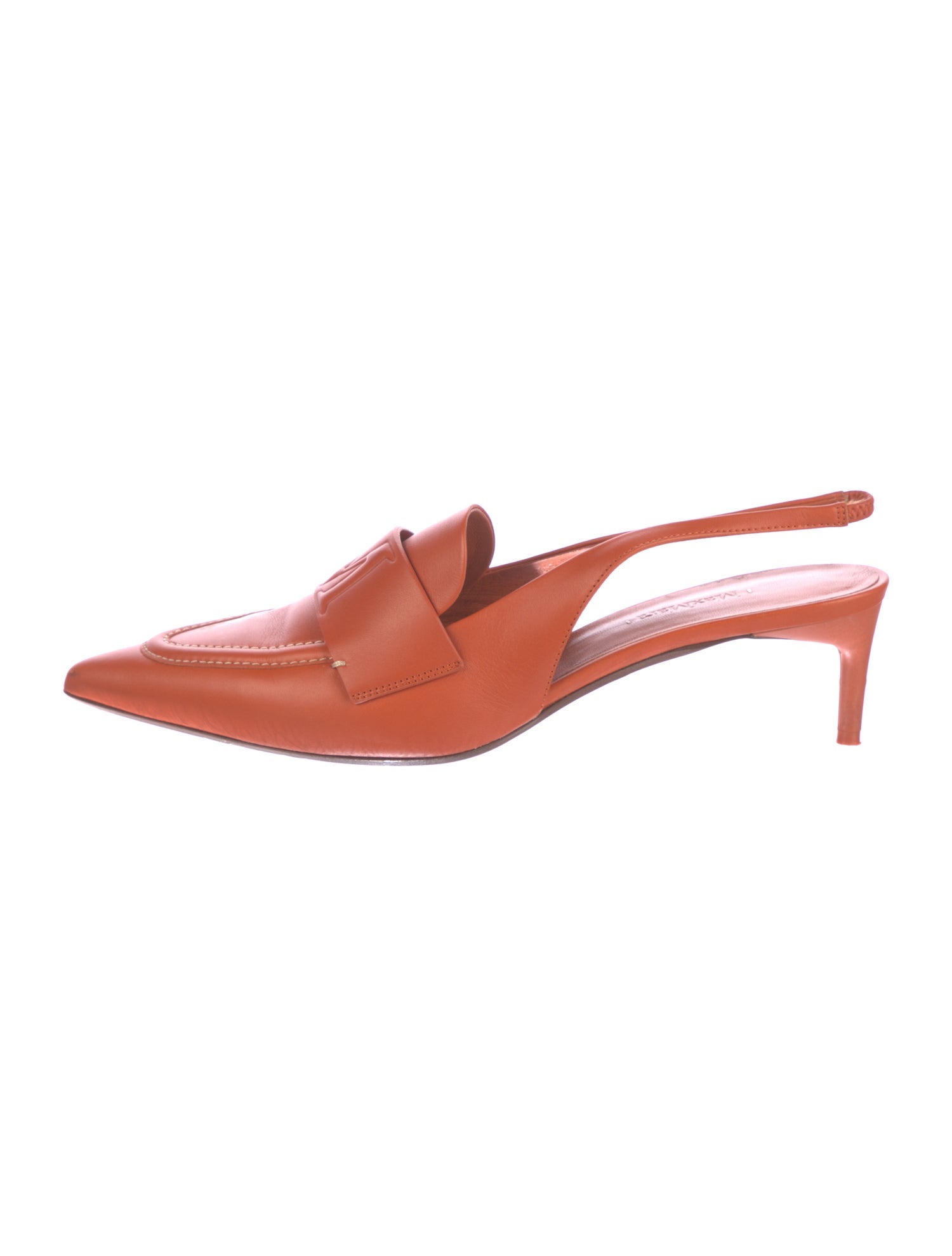 Max Mara Leather Slingback Pumps