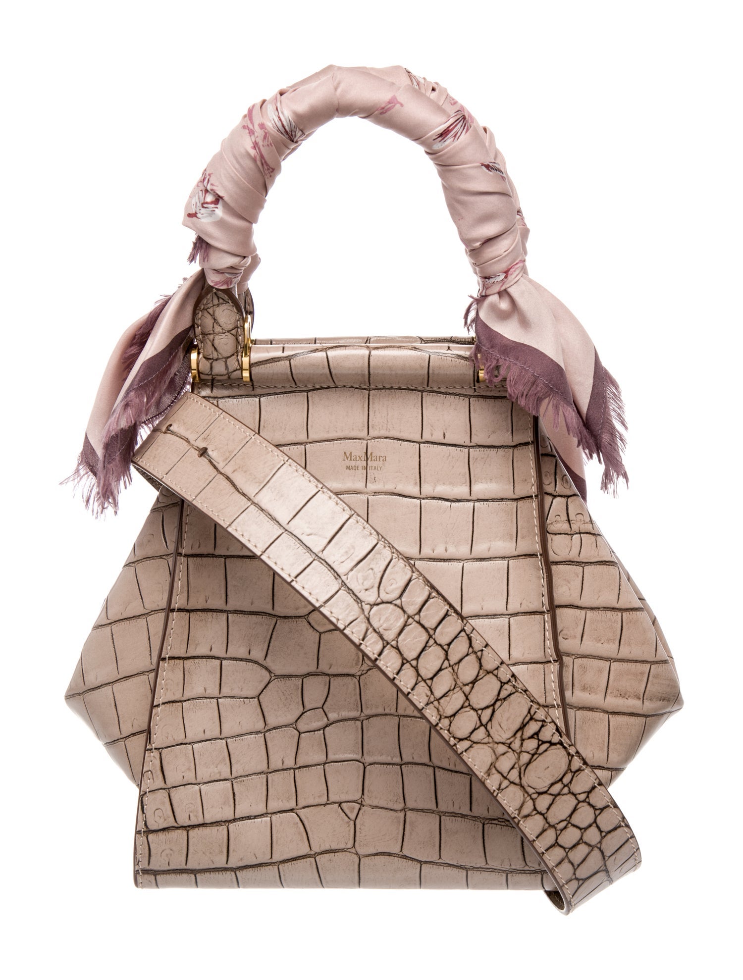 Max Mara Leather Top Handle Bag