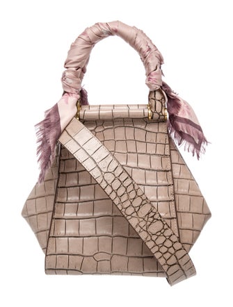 Max Mara Leather Top Handle Bag