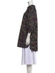 Max Mara Floral Print Bateau Neckline Tunic