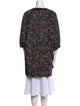 Max Mara Floral Print Bateau Neckline Tunic