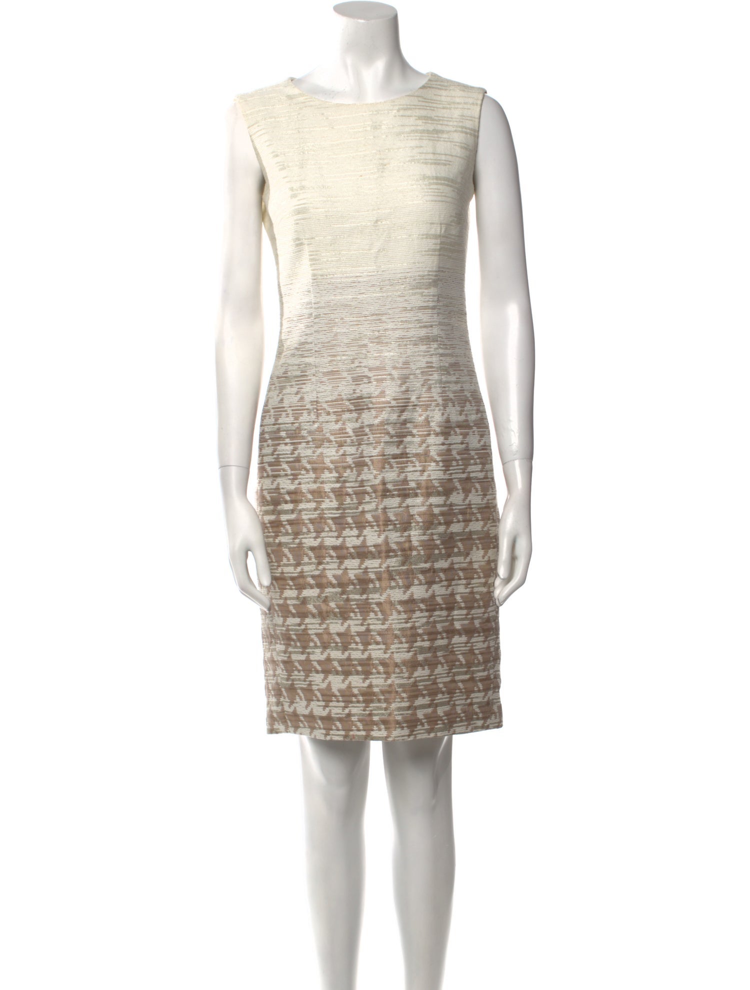 Max Mara Printed Knee-Length Dress