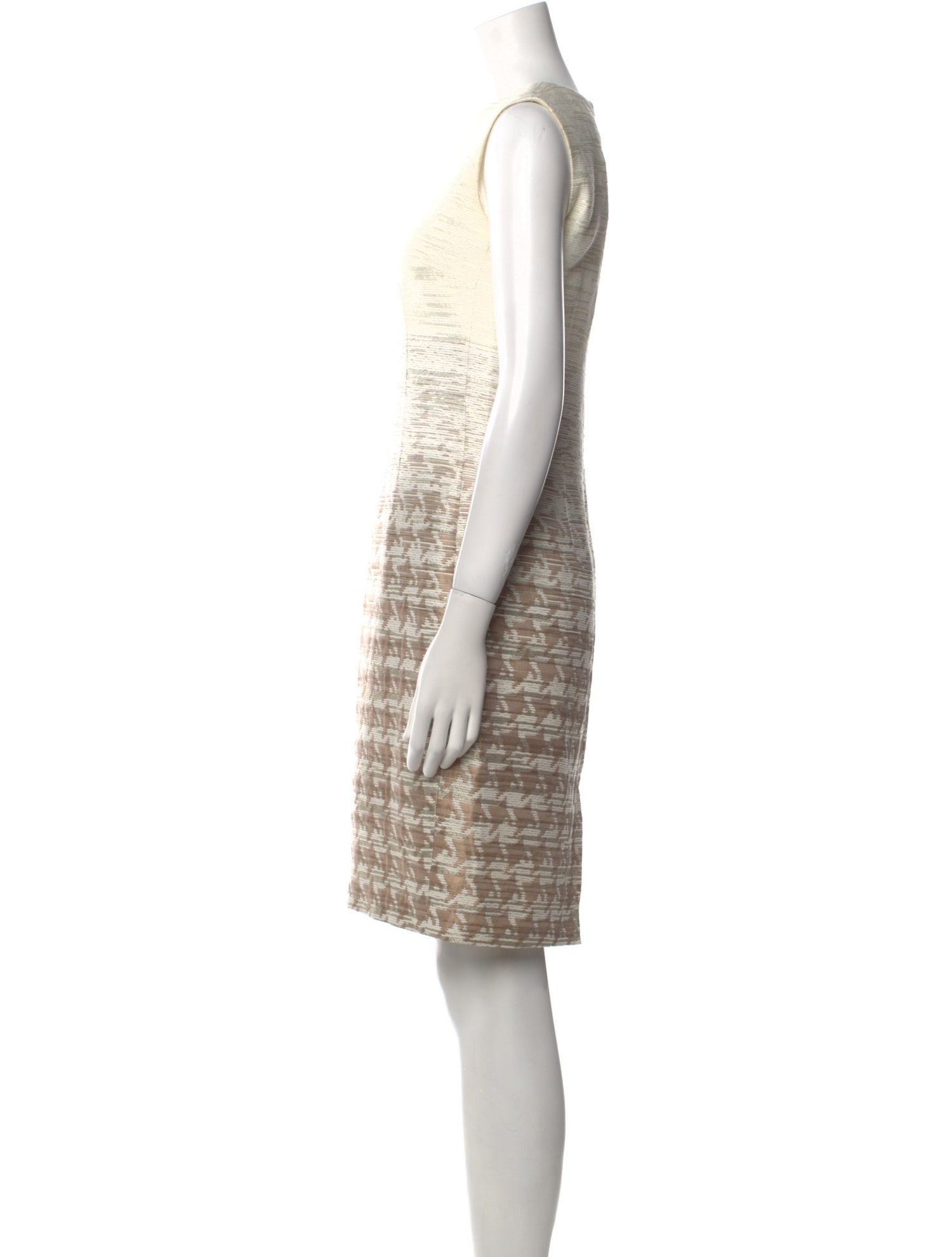 Max Mara Printed Knee-Length Dress