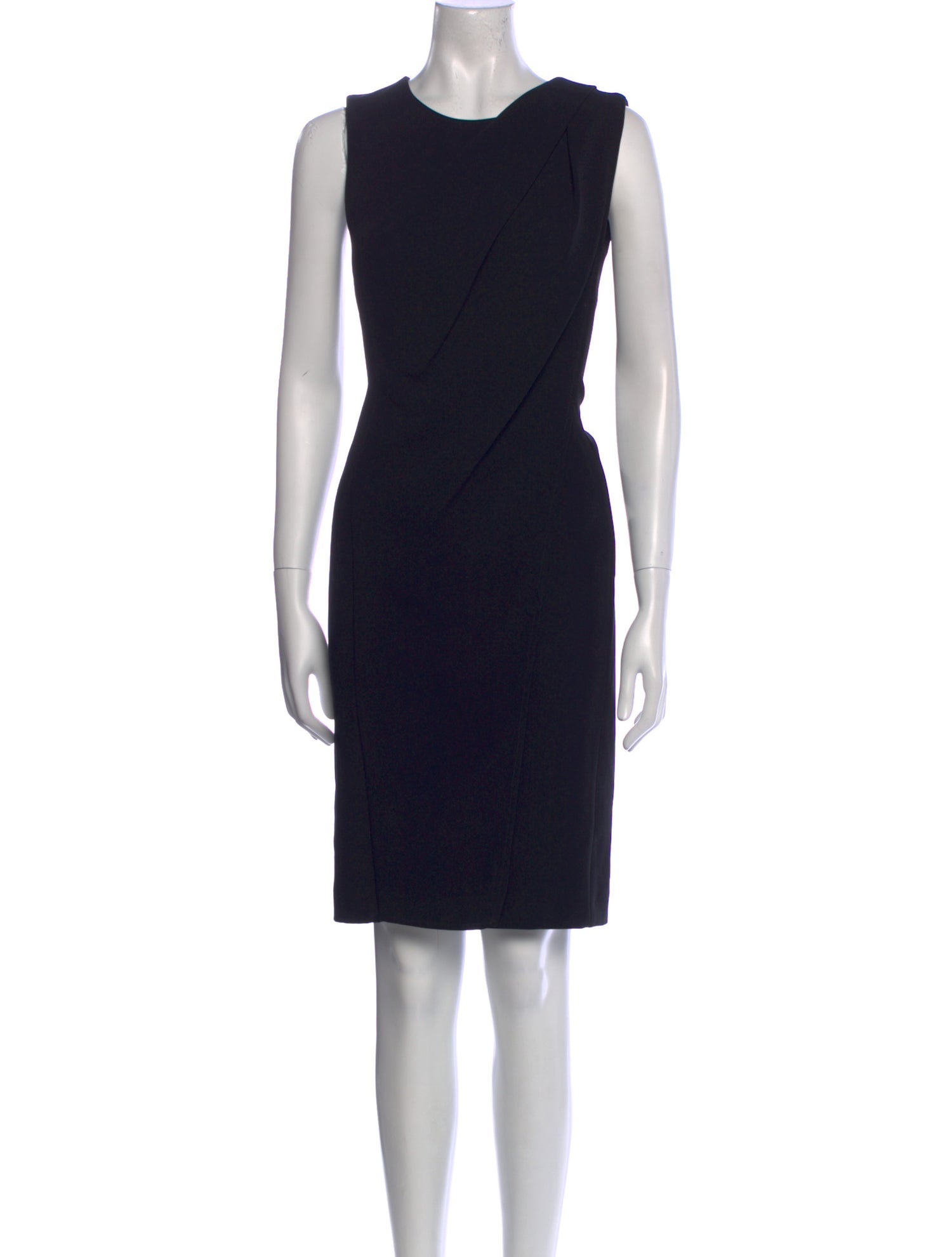 Max Mara Cowl Neck Knee-Length Dress