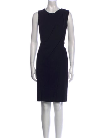 Max Mara Cowl Neck Knee-Length Dress