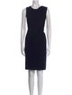 Max Mara Cowl Neck Knee-Length Dress