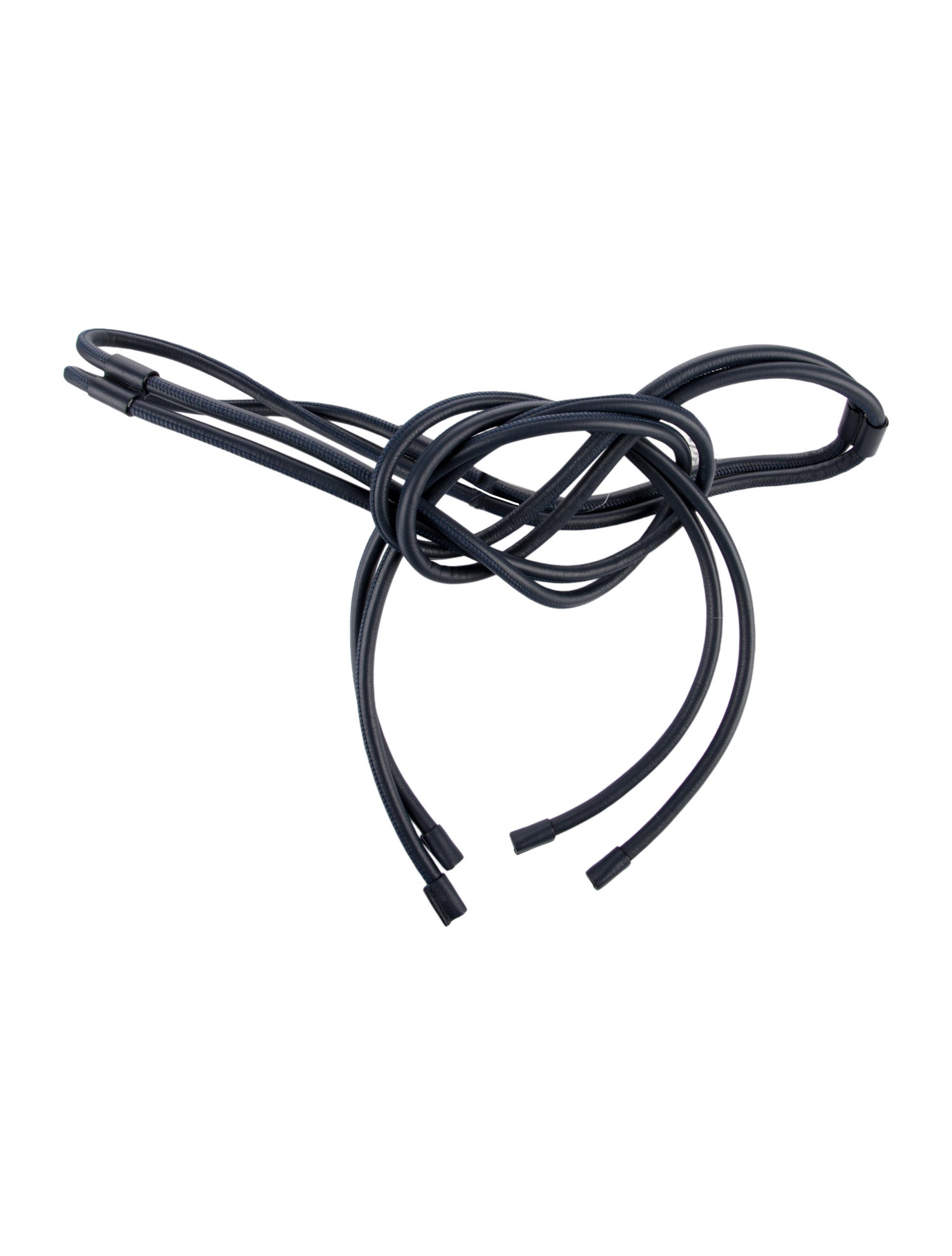 Max Mara Skinny Leather Waist Belt w/ Tags