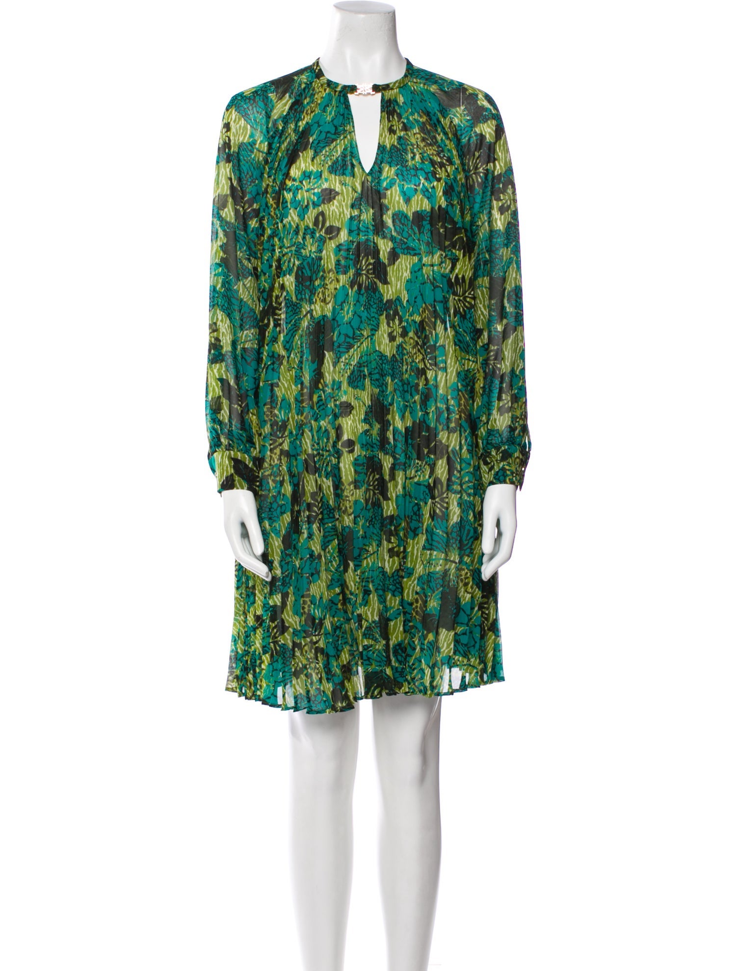 Max Mara Floral Print Mini Dress