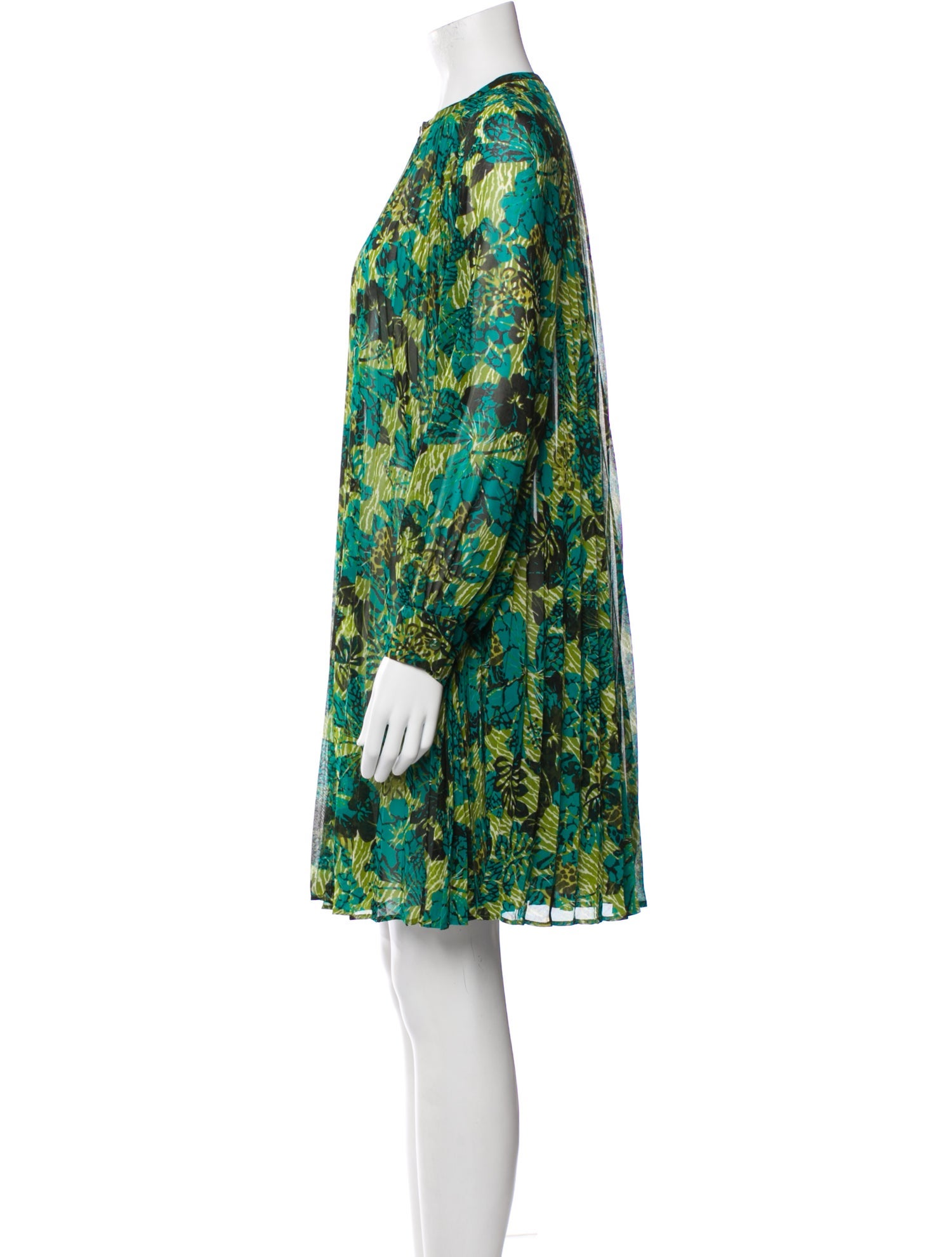 Max Mara Floral Print Mini Dress