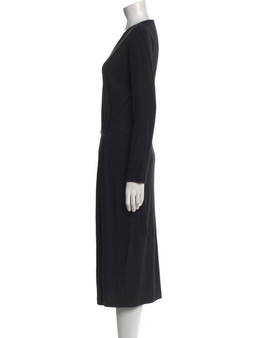 Max Mara Virgin Wool Midi Length Dress