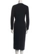 Max Mara Virgin Wool Midi Length Dress